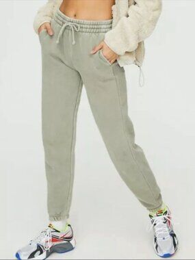 TNA Cozy Mint Green Joggers XS